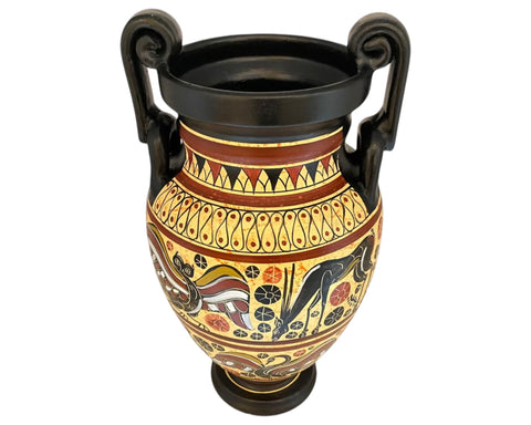 Ancient Greek Pottery volute Krater 29cm,Corinthian art