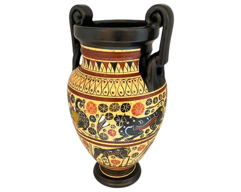 Ancient Greek Pottery volute Krater 29cm,Corinthian art