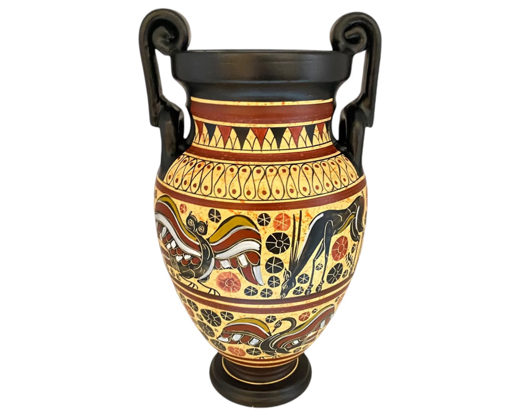 Ancient Greek Pottery volute Krater 29cm,Corinthian art