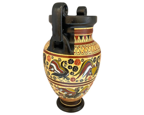 Ancient Greek Pottery volute Krater 29cm,Corinthian art