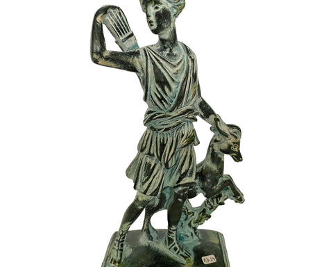 Artemis Statue, the Goddess of Hunting,Greek Plaster Sculpture 25cm