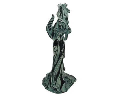 Fortuna Statue,The Greek Goddess of Luck,Plaster sculpture Cast 22cm