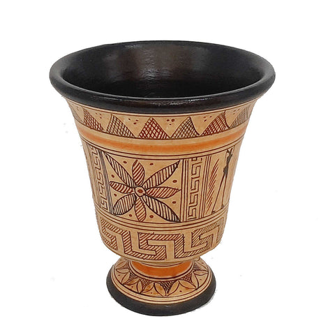 Geometric Art Pottery,Pythagorean Cup 11cm ,Owl