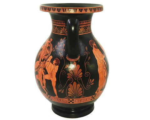 Gigantomachy,Red figure Pottery Pelike 31cm,Museum Replicas