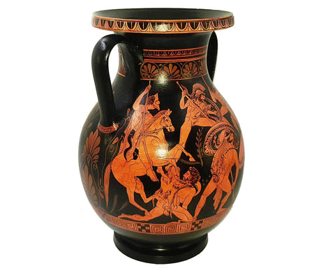 Gigantomachy,Red figure Pottery Pelike 31cm,Museum Replicas