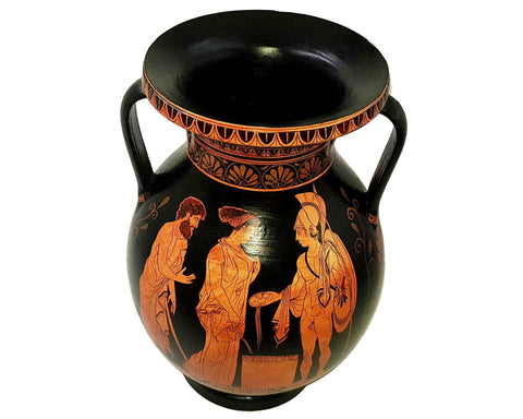 Gigantomachy,Red figure Pottery Pelike 31cm,Museum Replicas