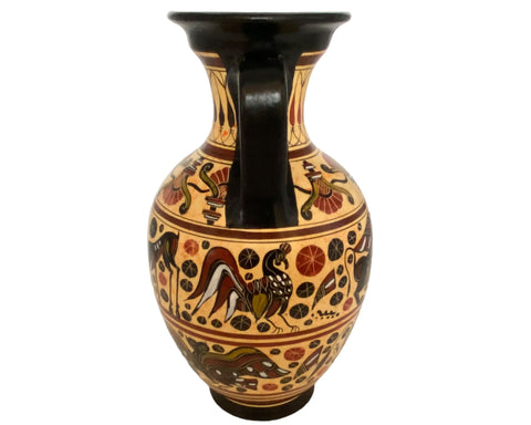 Greek Pottery Amphora,Vase 26cm,Ancient Corinthian art