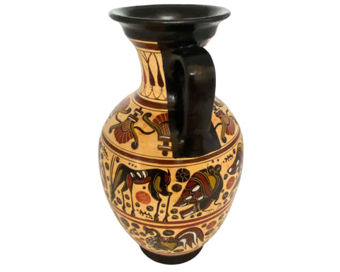 Greek Pottery Amphora,Vase 26cm,Ancient Corinthian art