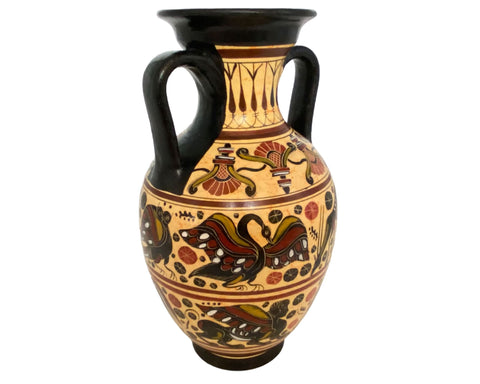 Greek Pottery Amphora,Vase 26cm,Ancient Corinthian art