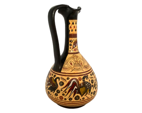 Greek Lagynos 26cm,Corinthian art,Ancient Greek Pottery - ifigeneiaceramics