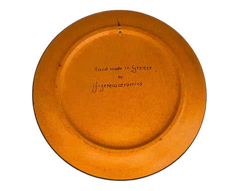 Theseus and the minotaur,Red Figure Pottery,Greek Ceramic Plate 24cm