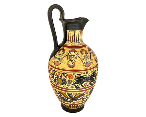 Oinochoe jar 29cm,Ancient Greek Pottery,Corinthian art