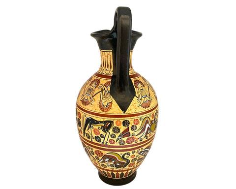 Oinochoe jar 29cm,Ancient Greek Pottery,Corinthian art