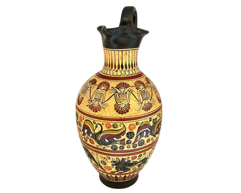 Oinochoe jar 29cm,Ancient Greek Pottery,Corinthian art