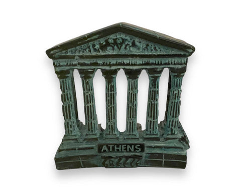 Parthenon Facade Statue ,8 Columns Doric order,Plaster Replica Scuplture Candlestick 14cm