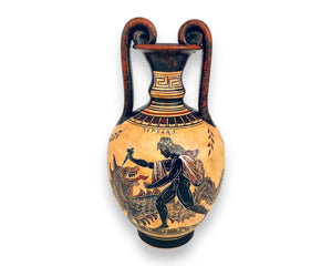 Perseus kill dragon,Hercules,Ancient Greek Amphora 24cm