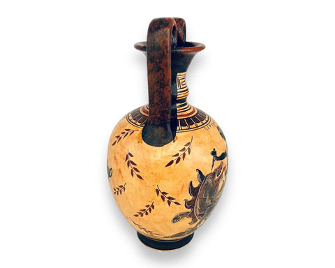 Perseus kill dragon,Hercules,Ancient Greek Amphora 24cm