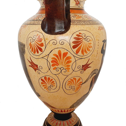 Achilles with Briseis,Hercules with Centaur,Greek Pottery Vase Amphora 57cm