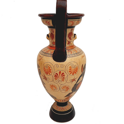 Achilles with Briseis,Hercules with Centaur,Greek Pottery Vase Amphora 57cm