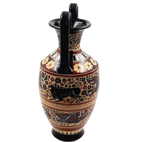 Ancient Greek Art 35cm,Corinthian Pottery Vase - ifigeneiaceramics