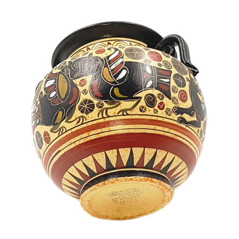 Ancient Greek Krater ,Vase 15cm,Corinthian Art - ifigeneiaceramics