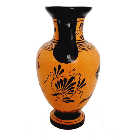Ancient Greek Pottery Amphora 22cm,shows themes from Ancient Olympics - ifigeneiaceramics