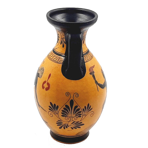 Ancient Greek Pottery Vase 26cm,shows themes from Ancient Olympics - ifigeneiaceramics