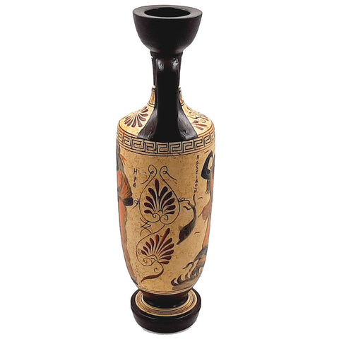 Greek Pottery Vase,Lekythos 35cm,shows Olympian Gods, Greek Mythology - ifigeneiaceramics