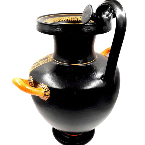 Attic Red figure Hydria 45cm, Music lesson,Museum Replicas - ifigeneiaceramics