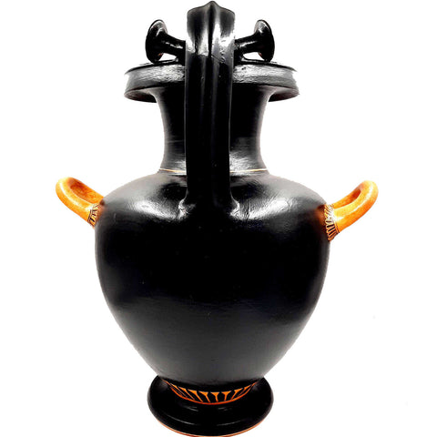 Attic Red figure Hydria 45cm, Music lesson,Museum Replicas - ifigeneiaceramics