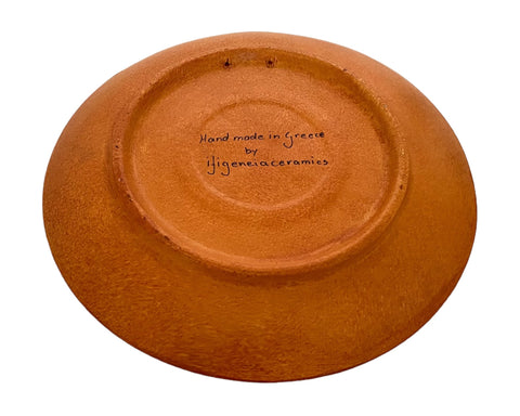 Centaur playing flute,Ancient Greek Red figure Plate 20cm