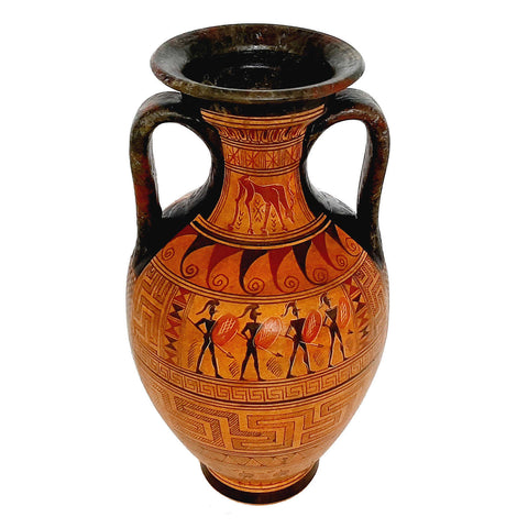 Geometric Amphora Vase 26cm,Ancient Greek Pottery Amphora