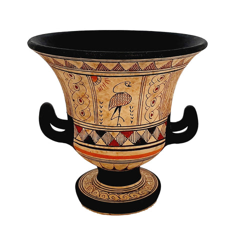 Geometric Krater 11cm,Ancient Greek Pottery - ifigeneiaceramics
