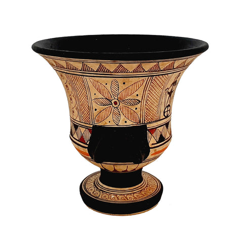 Geometric Krater 11cm,Ancient Greek Pottery - ifigeneiaceramics