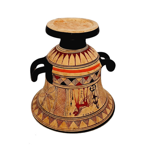 Geometric Krater 11cm,Ancient Greek Pottery - ifigeneiaceramics