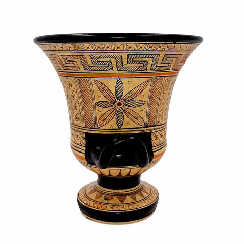 Geometric Krater 16cm,Ancient Greek Pottery - ifigeneiaceramics