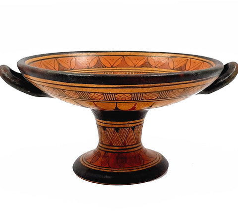Geometric Kylix 13cm diameter,Ancient Greek Pottery - ifigeneiaceramics