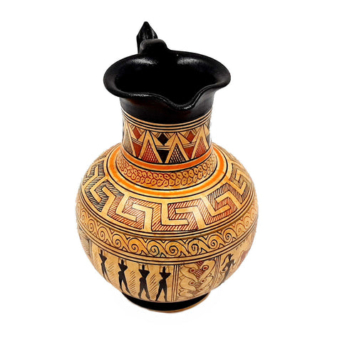 Geometric Oinochoe 16cm,Ancient  Greek Art Pottery - ifigeneiaceramics