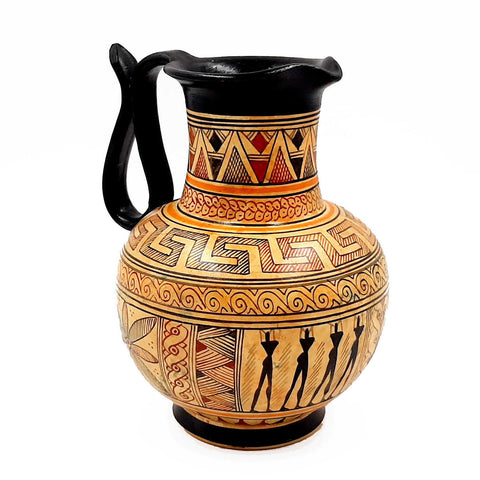 Geometric Oinochoe 16cm,Ancient  Greek Art Pottery - ifigeneiaceramics