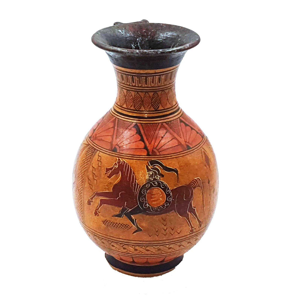 Geometric Oinochoe 17cm,Greek Pottery Pot