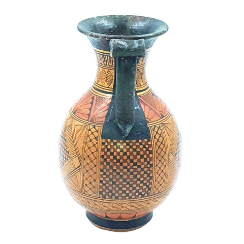 Geometric Oinochoe 17cm,Greek Pottery Pot