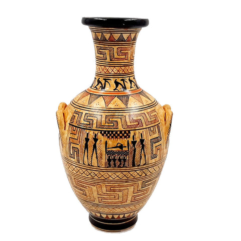 Geometric funeral Amphora 21cm,Dipylon Cemetery - ifigeneiaceramics