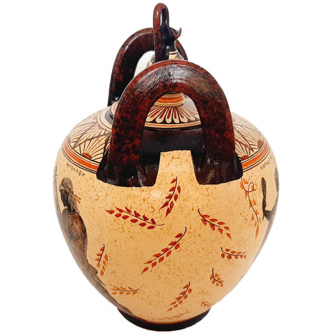 God Dionysus,Aphrodite,Apollo and Artemis,Greek Pottery Cansiter 30cm