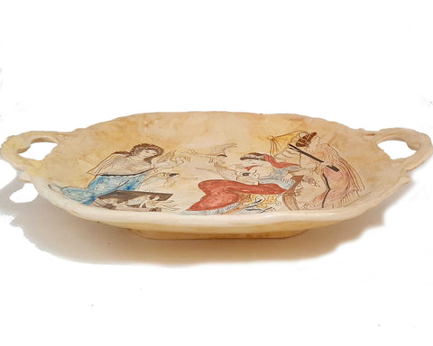 Goddess Aphrodite nursing Eros,Decorative Tray (28,5x21,5) cm