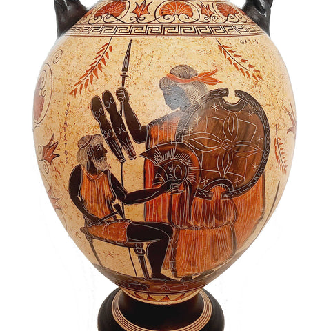 Goddess Aphrodite with Ares,Hephaestus with thetis,Greek Pottery Vase Amphora 46cm