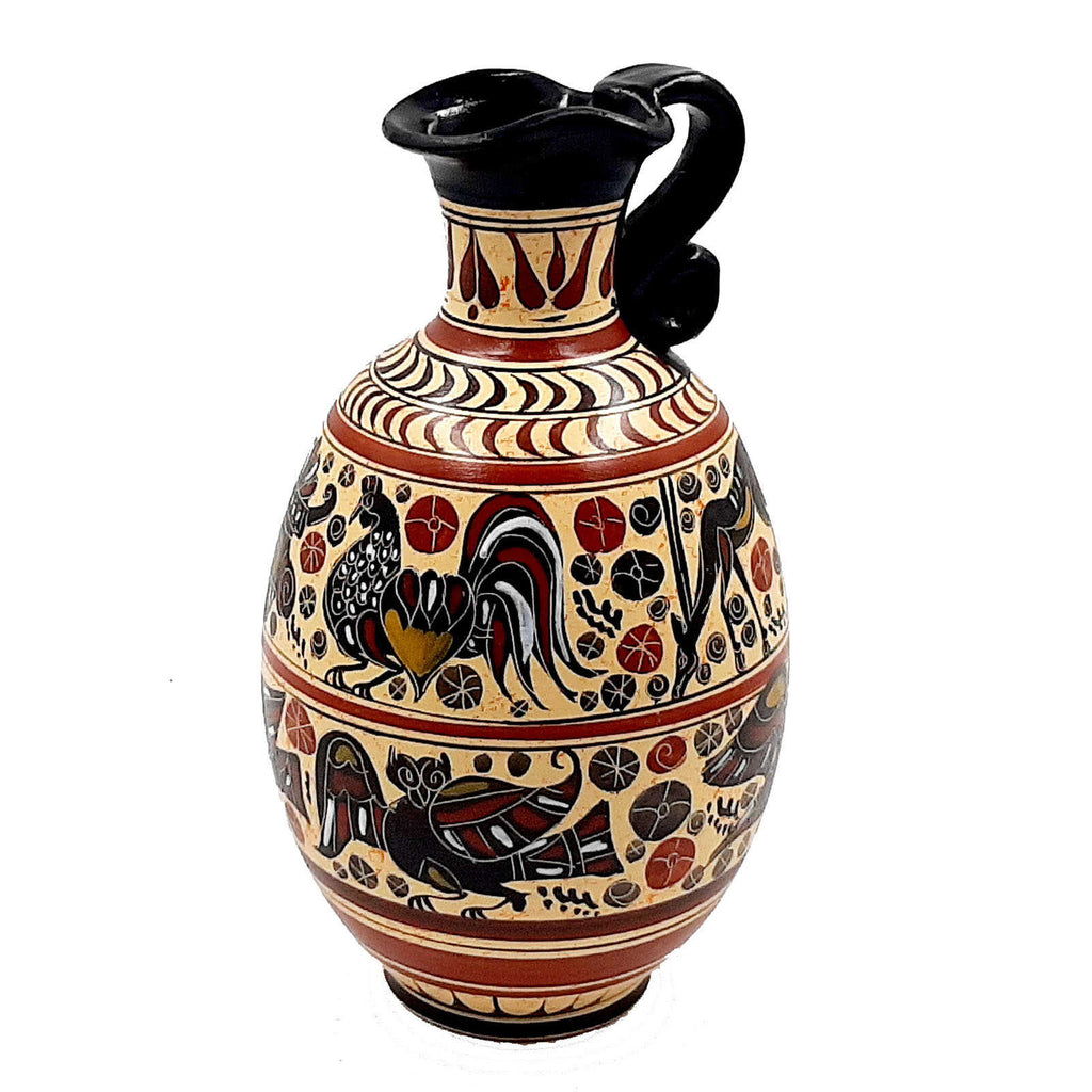 Greek Oinochoe 22cm,Corinthian art,Ancient Greek Pottery - ifigeneiaceramics