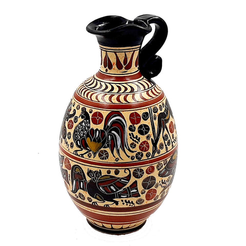 Greek Oinochoe 22cm,Corinthian art,Ancient Greek Pottery - ifigeneiaceramics