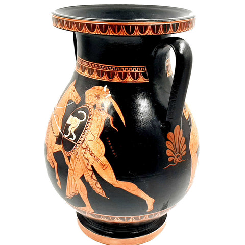 Pelike 31cm,Red figure,Goddess Artemis Hunting,God Apollo ,Nike,God Poseidon,Museum Replicas - ifigeneiaceramics