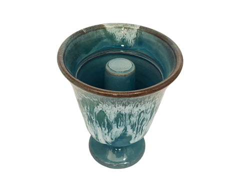 Pythagorean Greedy Cups 11cm, set of 2 conteporary designs blue shades