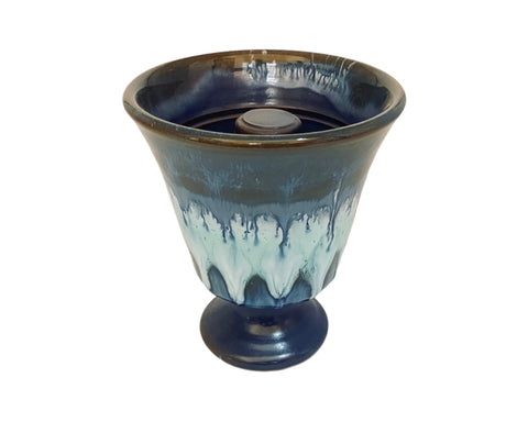 Pythagorean Greedy Cups 11cm, set of 2 conteporary designs blue shades